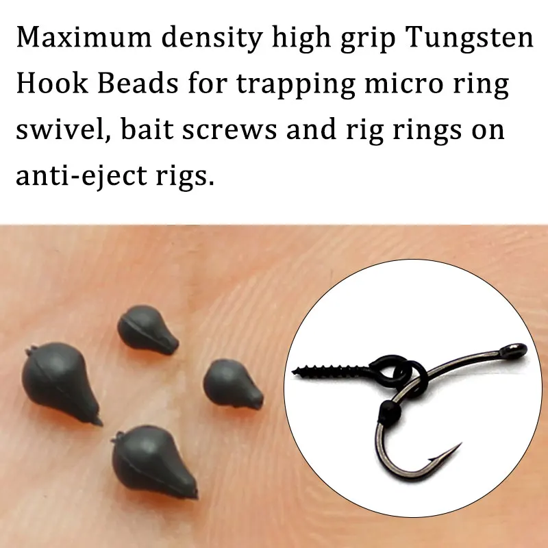 10 Uds. Anzuelo de pesca de carpa, cuentas de gancho de conexión, alineador de línea D-rig giratorio listo, aparejos para el cabello, método de aparejo Zig, accesorios de alimentador, aparejos - imagen 2