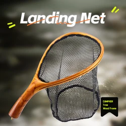 WEIHE 1 pieza de red con mango de madera curvada 13 #   Red de microobjetos Luya Stream