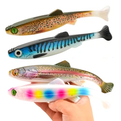 Señuelos de pesca que se hunden, 19cm, 63g, cebo suave grande, cebo de pesca, perca, Lucio, SwimBait, Crankbait, aparejos de pesca