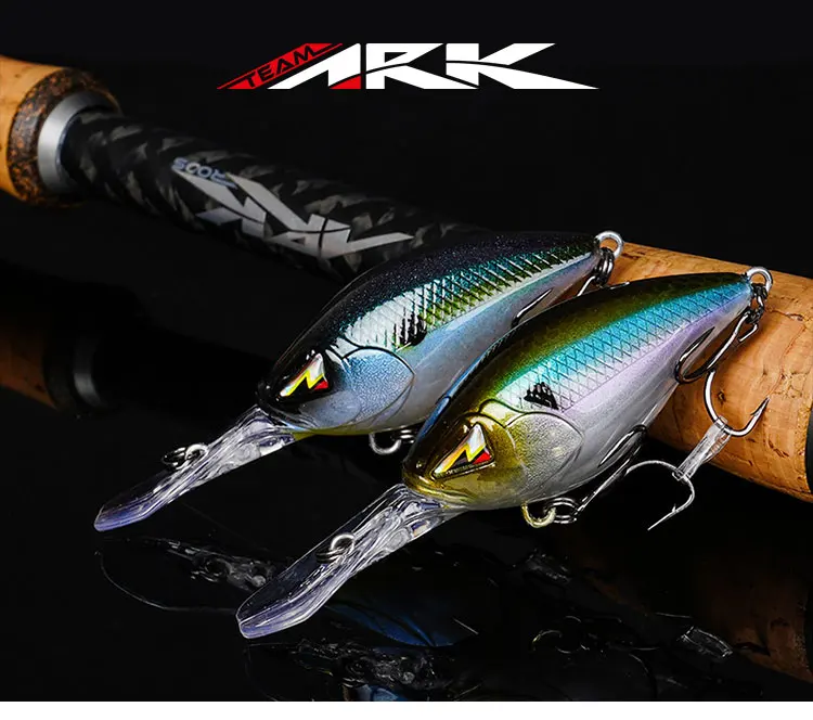 ARK CMT10 Ruido Graso CRANKBAIT Capa Media y Supera, Gancho Personalizado Musta KVD, Señuelo Cebo - imagen 4