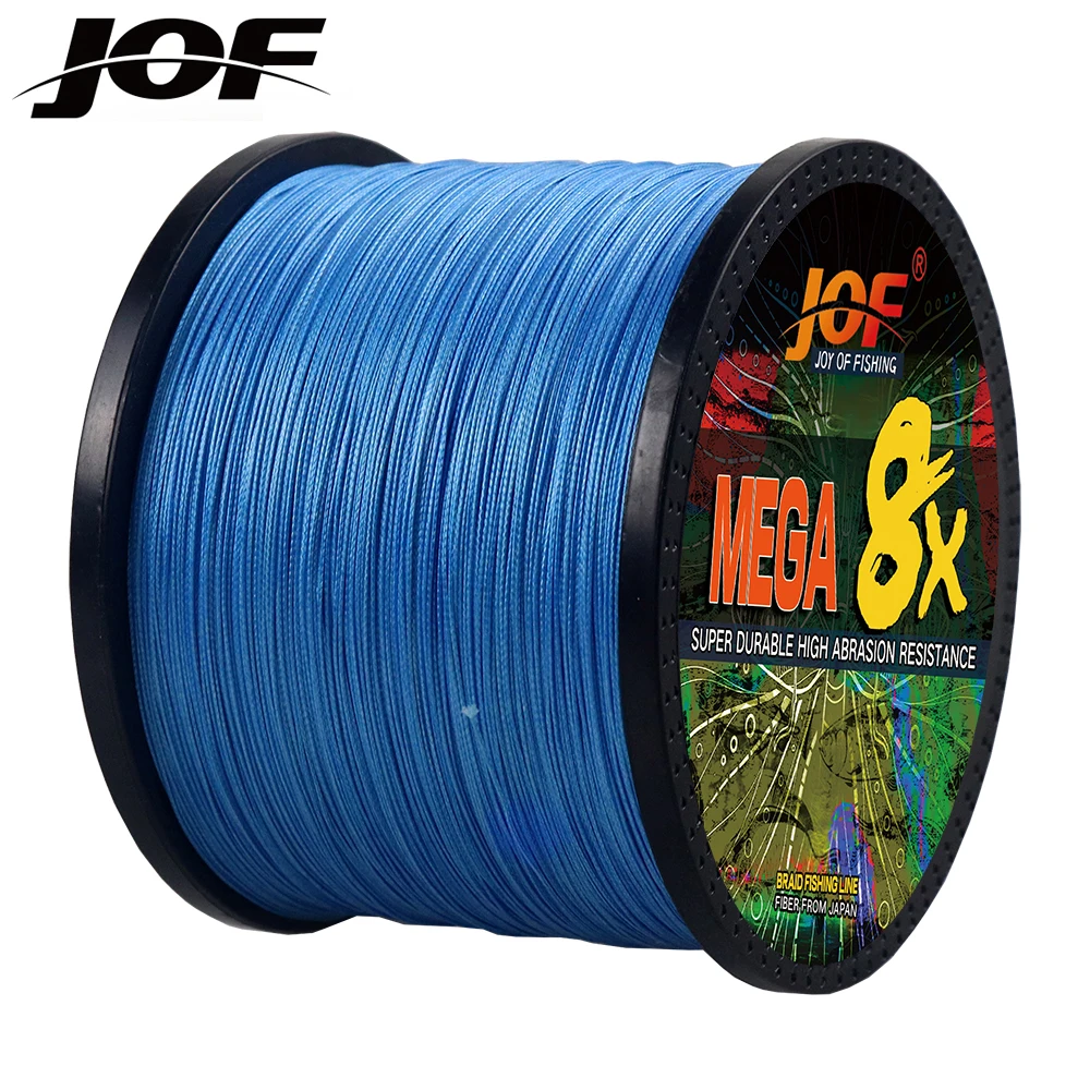 JOF 8 hebras 1000M 500M 300M 100M Japón súper fuerte hilo de pescar de PE trenzado hilo trenzado multifilamento X8 18-78LBS - imagen 3