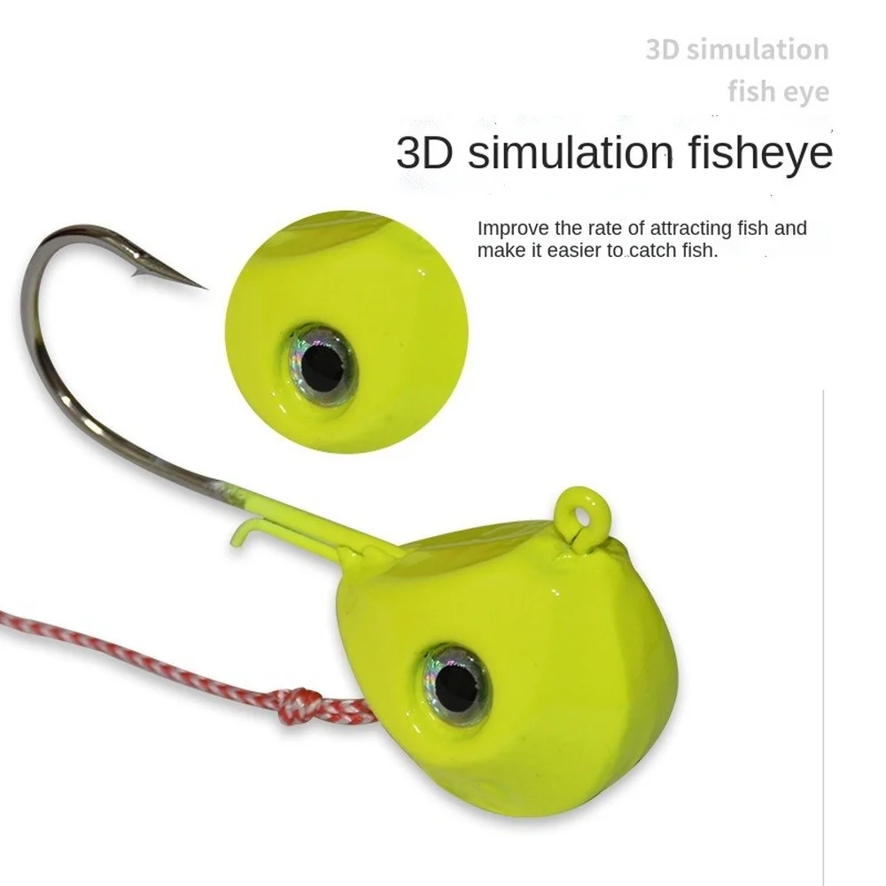 WHYY-señuelo de Pesca con cabeza de plomo, anzuelo afilado, accesorios de equipo de Pesca de agua salada, Tenya Madai Jig Kabura, 40g-140g - imagen 4