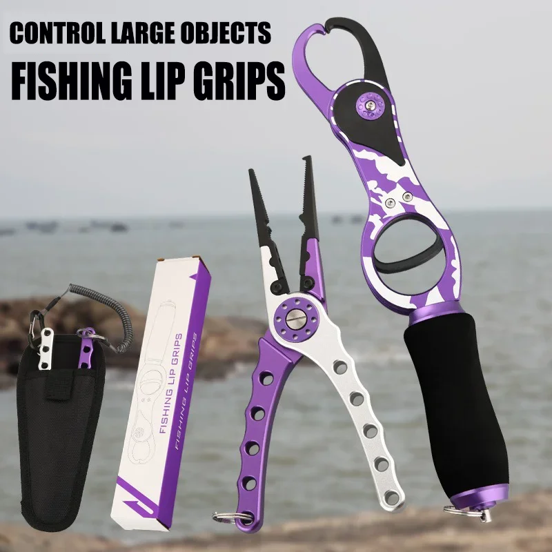 Pinza para labios de pescado – Alicates multifuncionales de aluminio 27cm - imagen 2