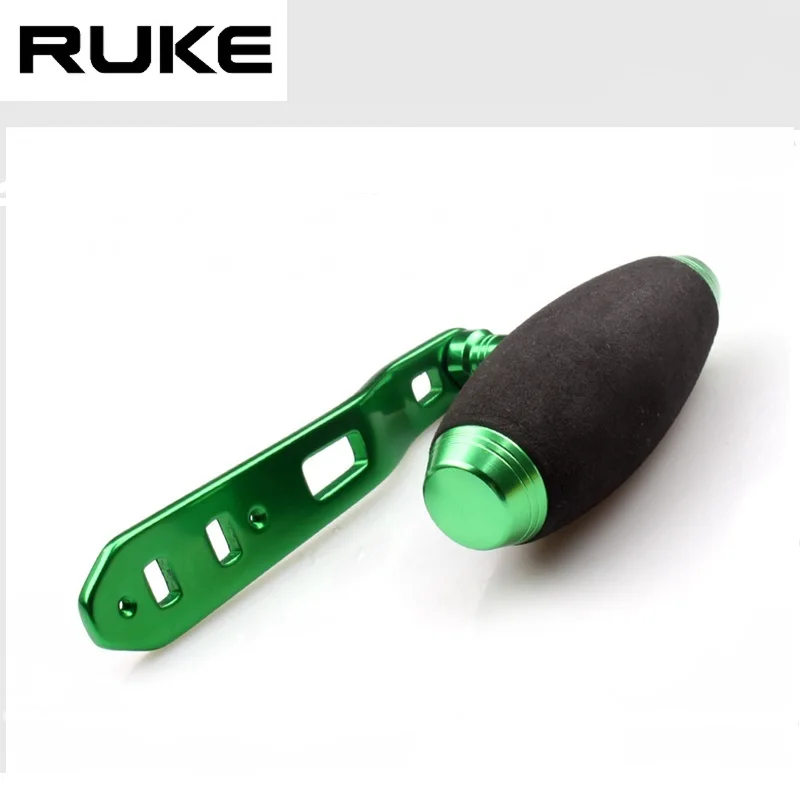 RUKE-mango de carrete de pesca, nuevo diseño, balancín de pesca, rueda de arrastre, perilla Eva, mango de Metal, tamaño de agujero de 8x5mm, accesorio de carrete de pesca - imagen 4