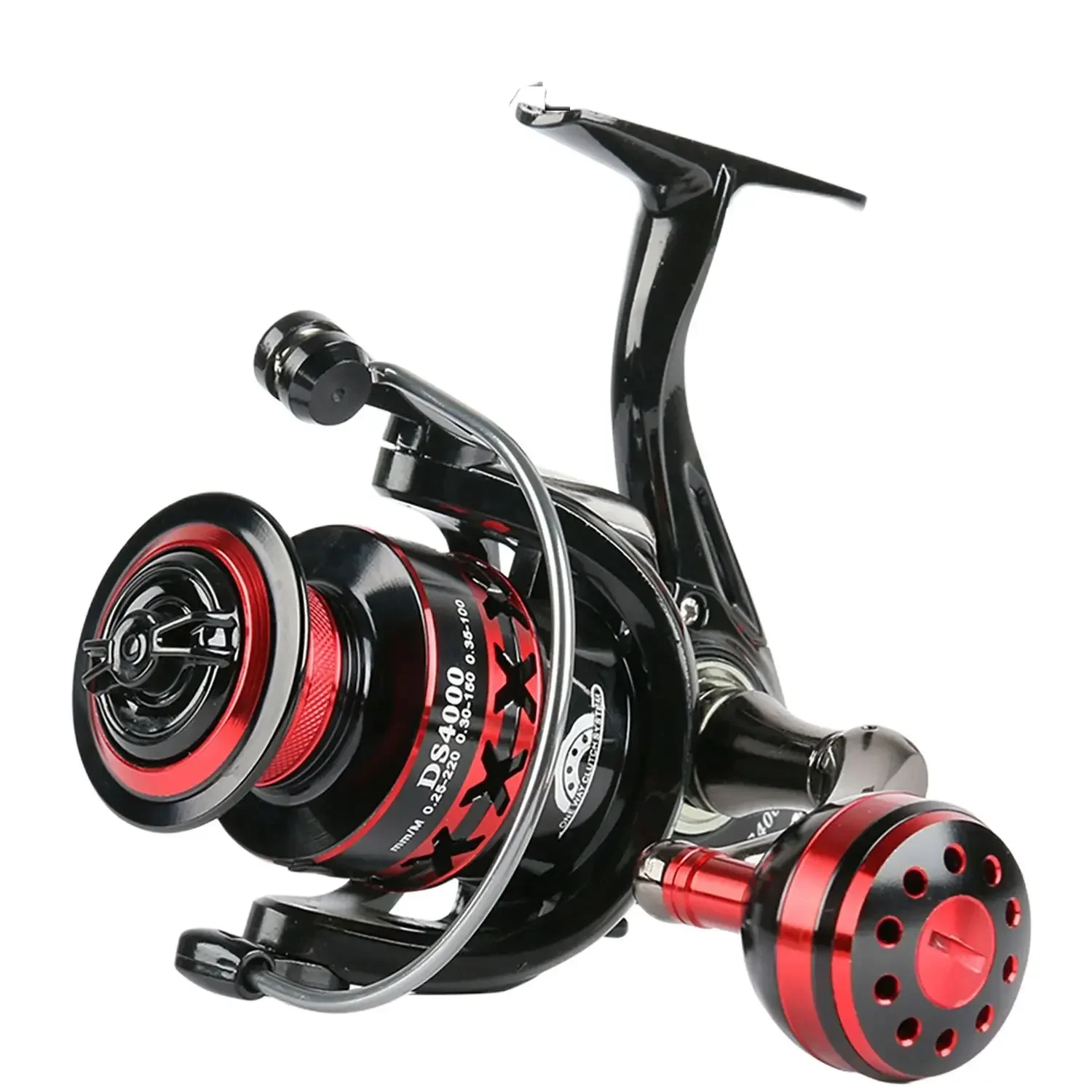 JOSBY-carrete giratorio de Pesca sin marco, rueda de Metal, arrastre máximo de 15kg, para agua salada/dulce, Serie 2000-7000 - imagen 3