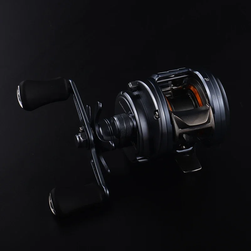 Carrete de trucha Kingkong CNC, carrete poco profundo, carrete de Baitcasting Micro redondo 7,3: 1, rueda de tambor ligera, carrete de pescado de agua dulce - imagen 4