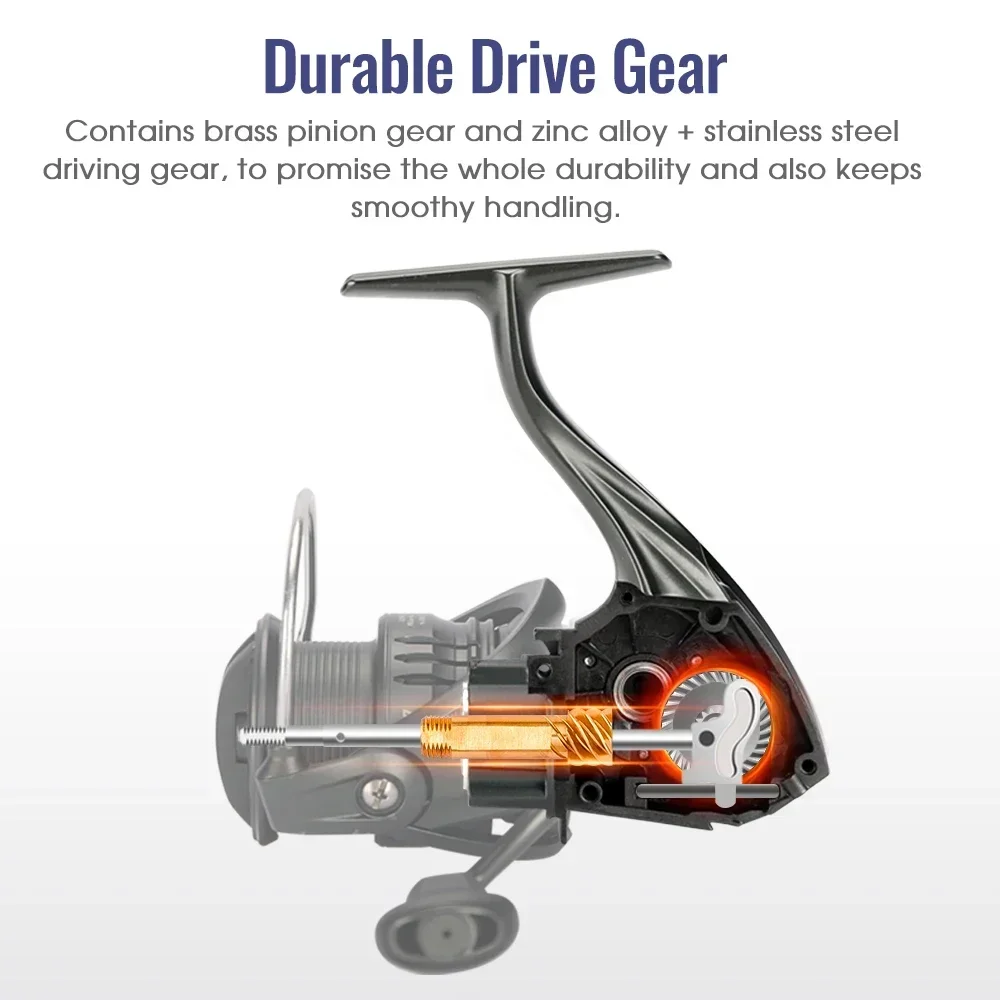 TSURINOYA Ultra ligero 155g cebo Finesse carrete giratorio FRERE C2000S 2500S 3000M de fundición larga pesca de carbono agua salada agua dulce - imagen 3