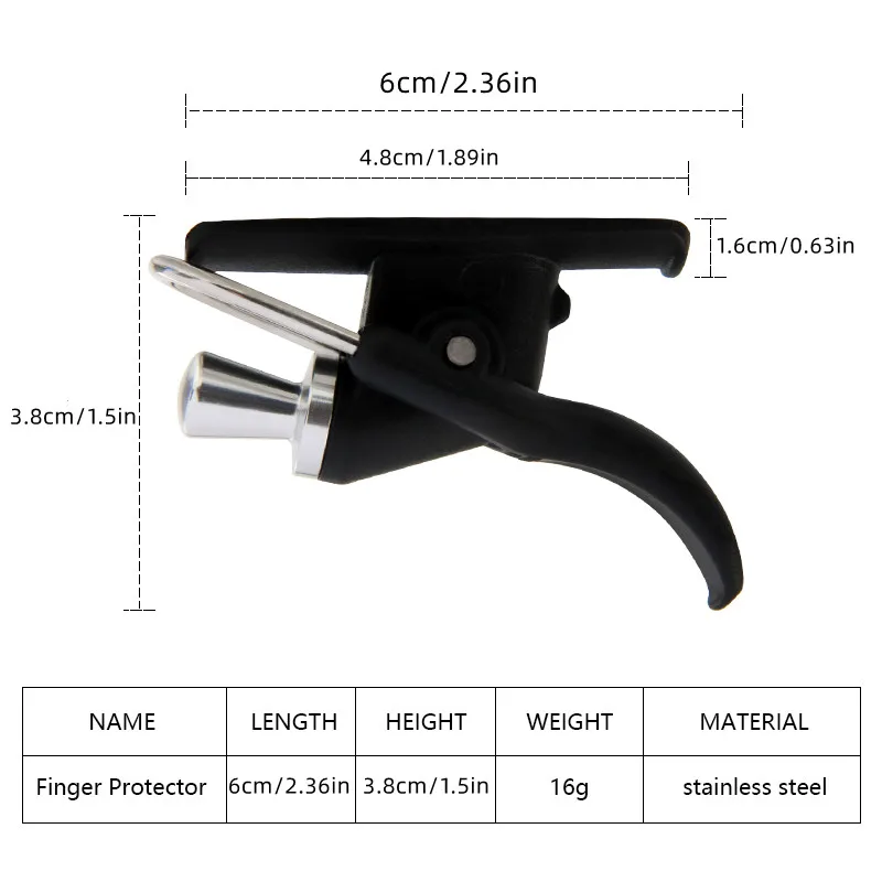 Triggers de lanzamiento de pesca antideslizantes, Clip de lanzamiento, botón de dedo pulgar, carrete fijo, ayuda para herramientas de pesca en la playa y el océano - imagen 4