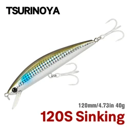 Señuelo TSURINOYA 120S hundido para lubina y atún