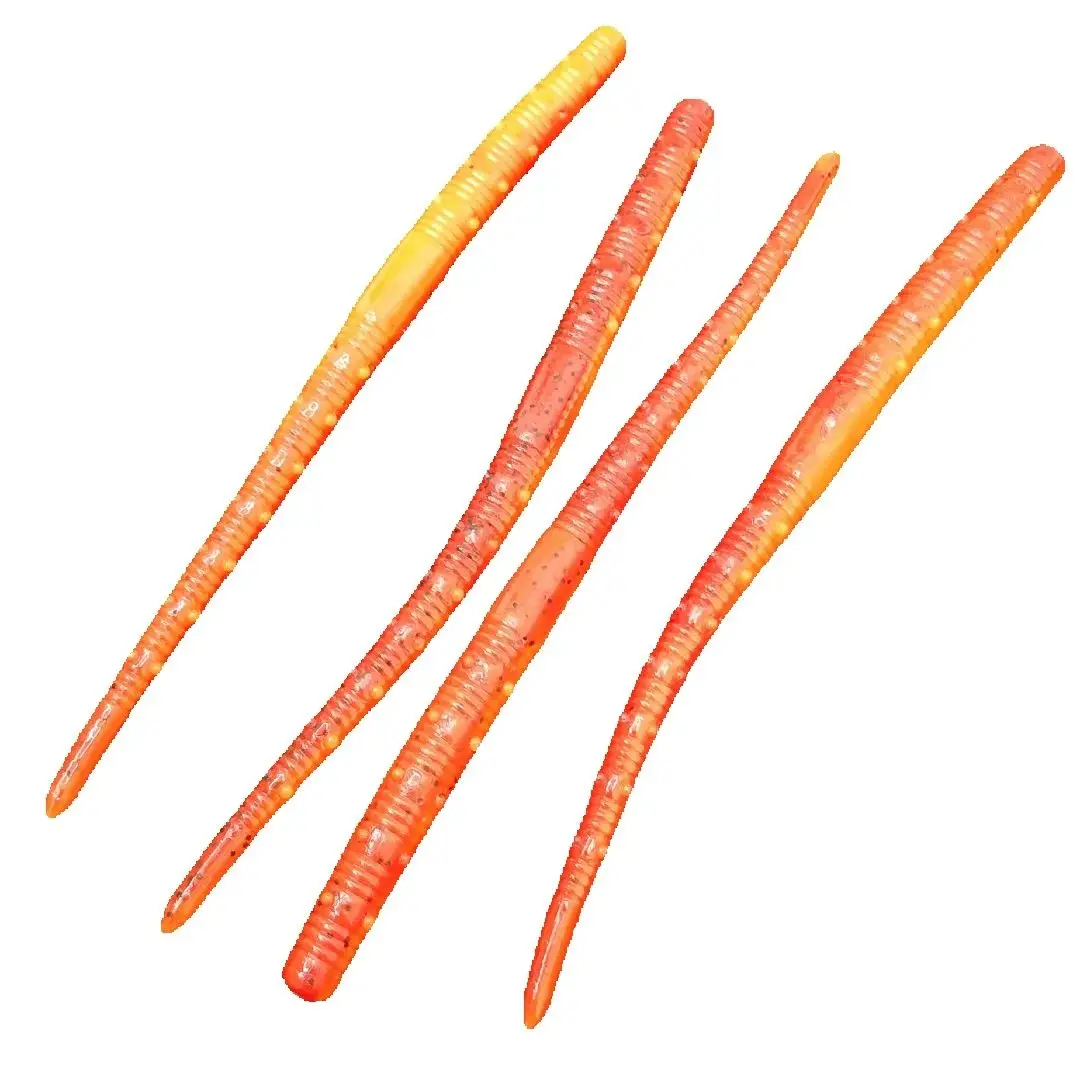 20 piezas 12cm 3,3g gusano suave señuelo TPE cebo de pesca flotante para lubina trucha señuelo cebo Artificial aparejos - imagen 2