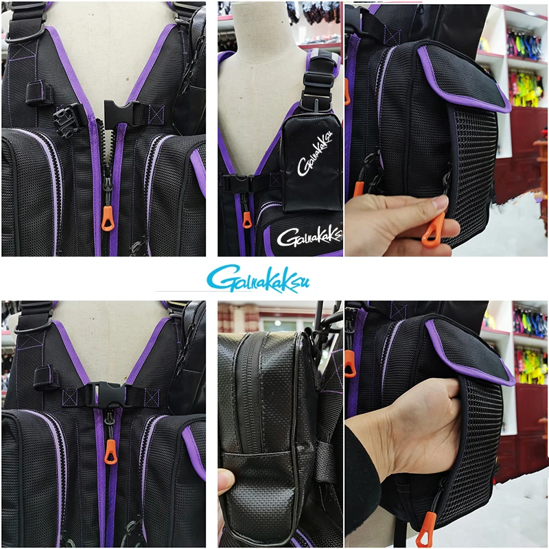 Chaleco salvavidas profesional para pesca en mar – alta flotabilidad - imagen 4