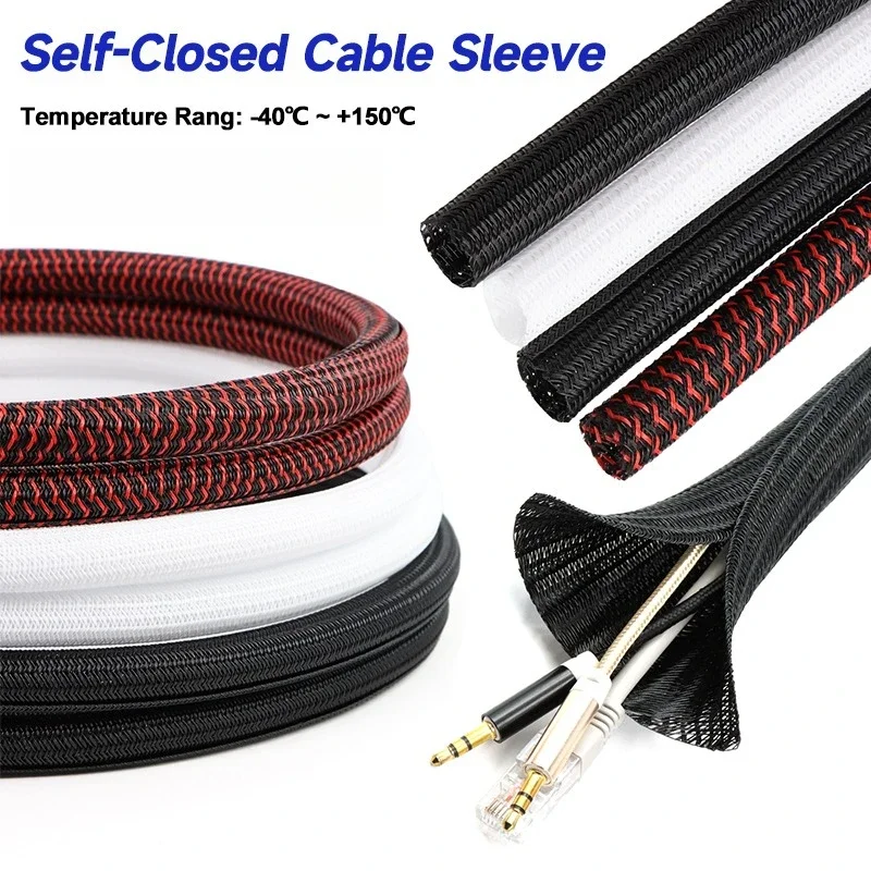 Funda de cable trenzada PET varios tamaños