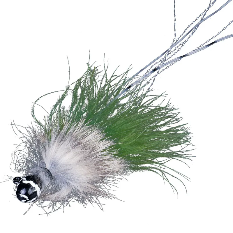 Jig Head Weedless Pluma Marabú – Finesse para perca y lubina