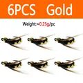 6pcs Gold