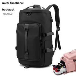 Bolsa de almacenamiento de gran capacidad, bolsa de viaje, equipaje de mano, mochila impermeable, bolso, bolsa de pesca de tela Oxford, bolsa de camping