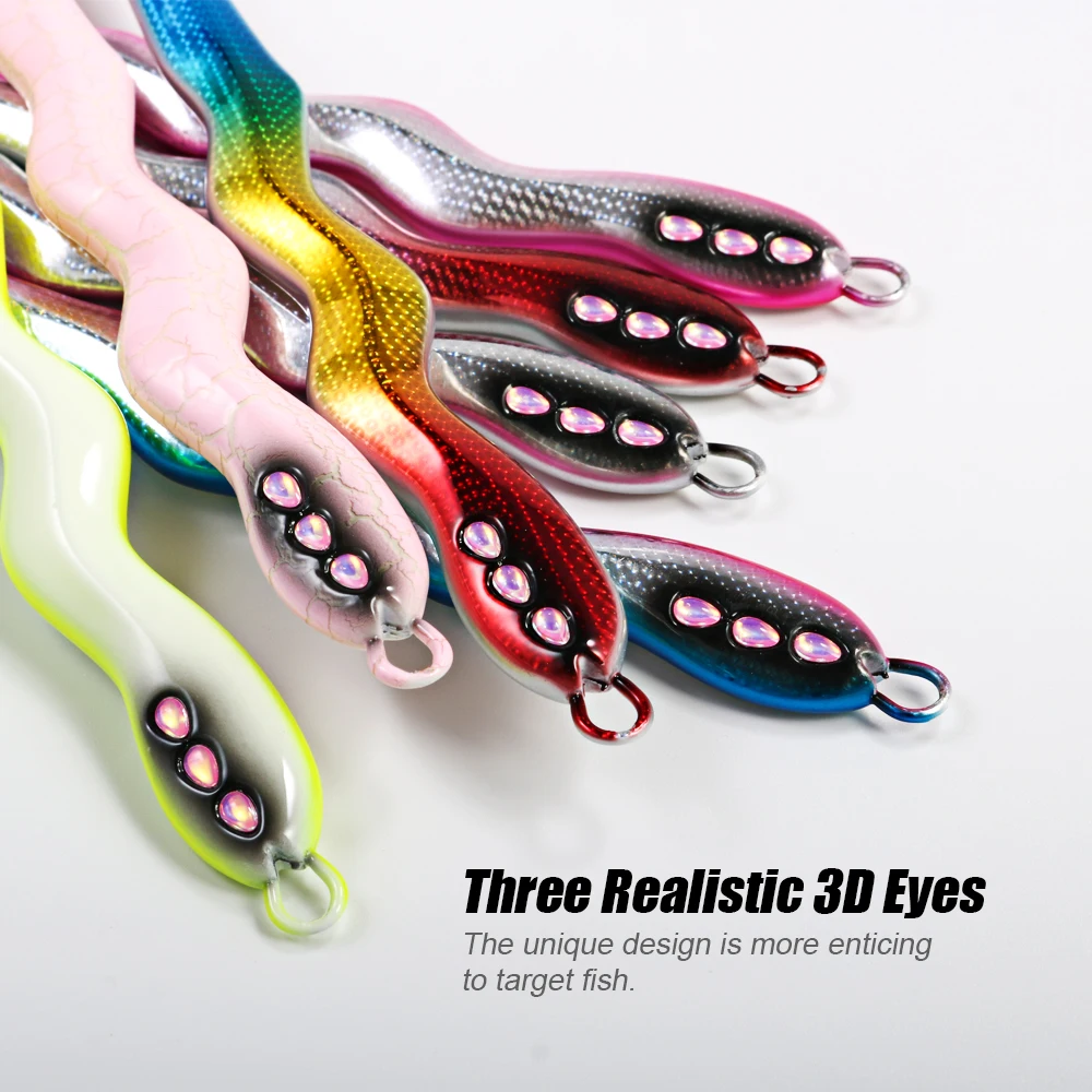 Jigging Pro – Cabeza de plomo 3 ojos para Shore Jigging - imagen 5