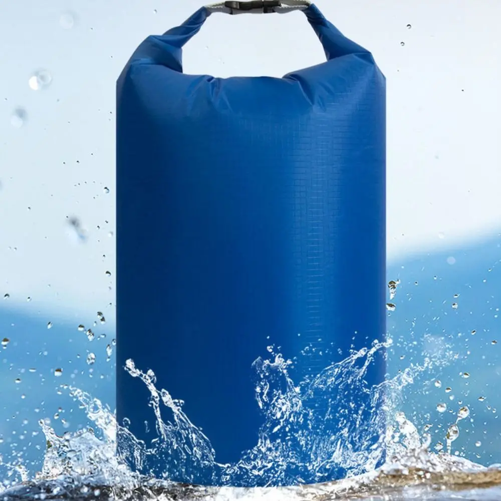 Bolsa seca impermeable de 20L, impermeable con correas para los hombros, bolsa tipo cubo para natación, mochila ligera de gran capacidad para playa y buceo - imagen 2