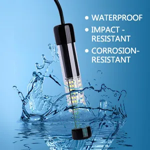 Impermeable y resistente a la corrosión, esta luz LED es perfecta para cualquier entorno acuático