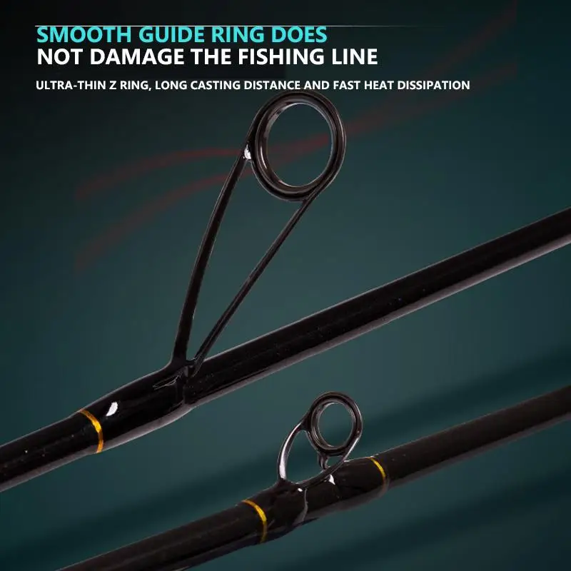 Caña Giratoria Mavllos TEASING BFS – Carbono ligero para lubina ultralight - imagen 5