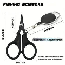 Alicates de pesca acero inoxidable cortador línea trenzada hebilla