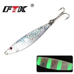 FTK Micro Jig Luminoso – Anzuelo Triple para Jigging Lento