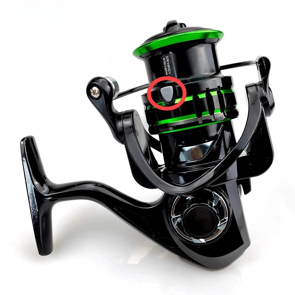 GHOTDA-carrete de pesca de aluminio CNC, rueda giratoria, copa de línea poco profunda 5,2: 1, fundición al aire libre, señuelo de pesca HR2000 HR3000 HR4000 HR5000 - imagen 5