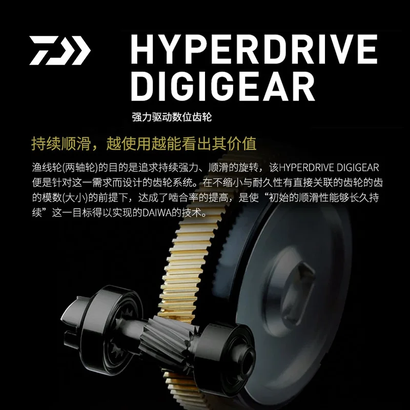 Carrete de pesca Original DAIWA 2025 SALTIGA 300L/300H para mano izquierda 6,3: 1 420g 10kg ATD Drag MAGSEALED carrete de Jigging para barco de agua salada - imagen 3