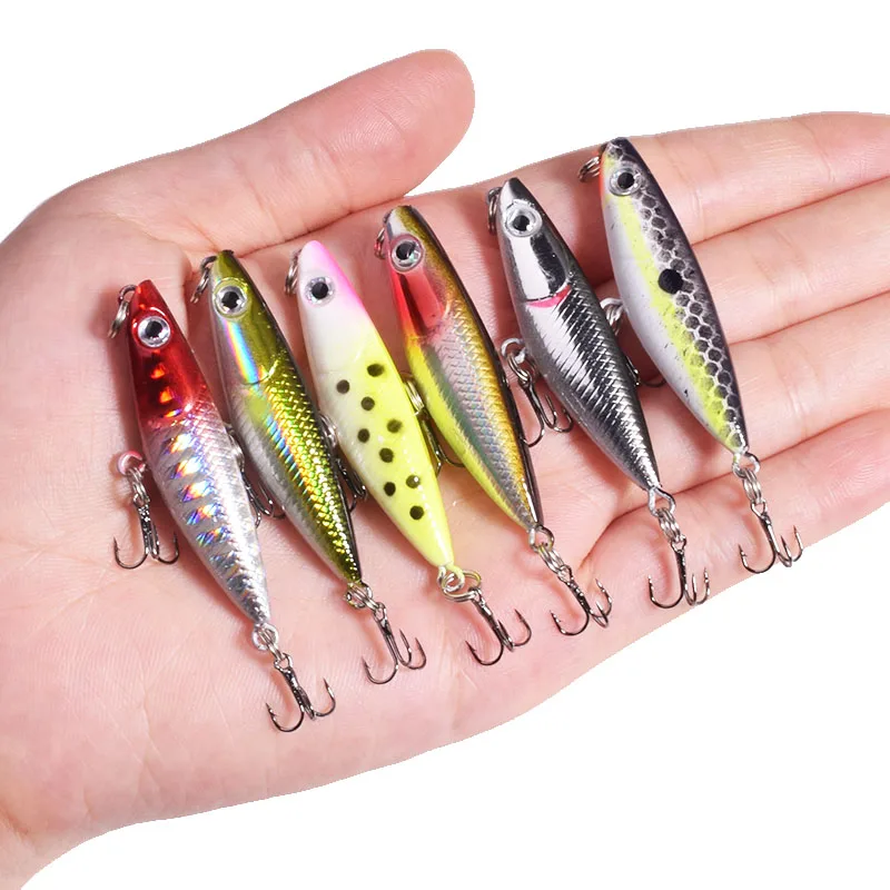 1 ud. top mini señuelo pesca, 4,5 cm, 1,9 g, crankbaits lápiz, señuelo artificial bass, pesca artificial, minnow, crankbait - imagen 2