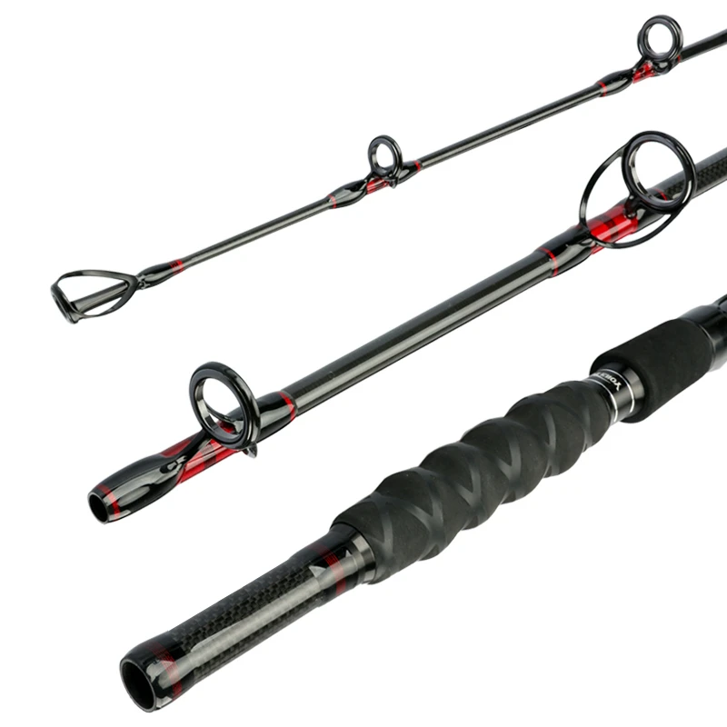 Mavllos-caña de pescar superdura CHALLENGER, señuelo de 80-250g, 30-50lb, giratoria para atún, para barco, pesca, trucha - imagen 2