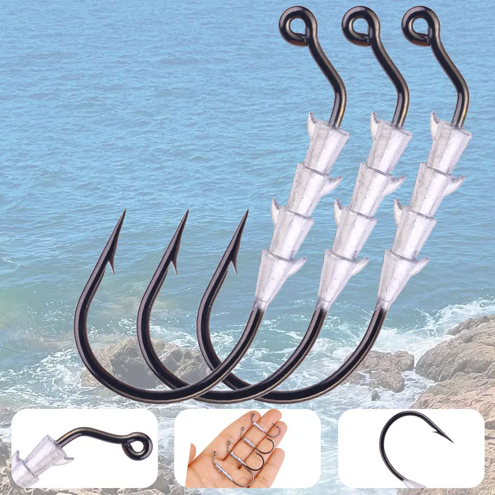 Anzuelos Jig Head Hover 1,5-7g – Acero carbono para trucha y lubina - imagen 3
