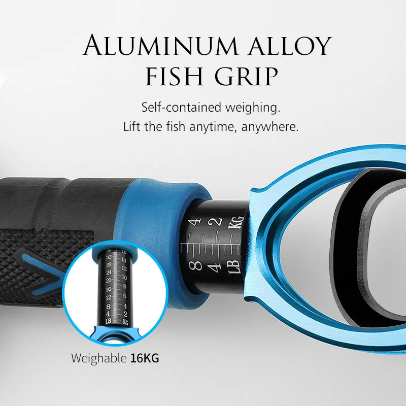 LINNHUE, las mejores alicates de pesca de aleación de aluminio, agarre para aparejos de pesca, gancho de recuperación, línea de corte, anillo dividido, accesorios de herramientas de pesca - imagen 5