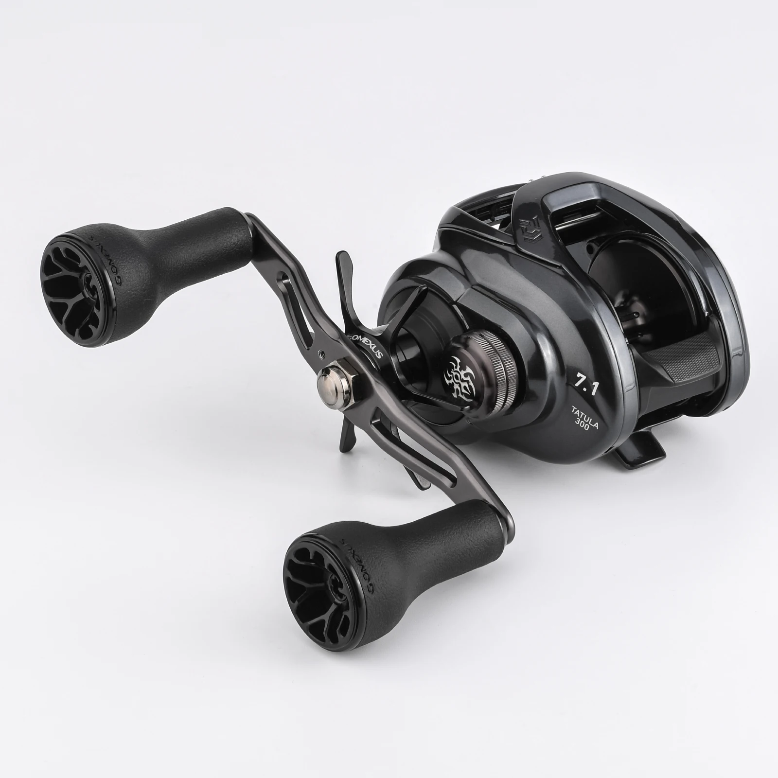 Gomexus-perilla de alimentación larga de TPE, 30mm, para Shimano Curado Daiwa Zillion Tatula, carrete de pesca giratorio de Baitcasting, altura 55mm - imagen 5