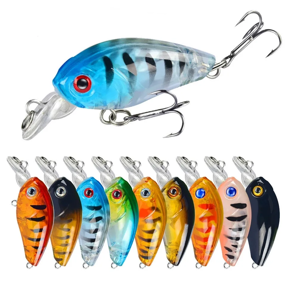 Crankbait flotante 4.5cm – Señuelo para trucha, perca y lucio