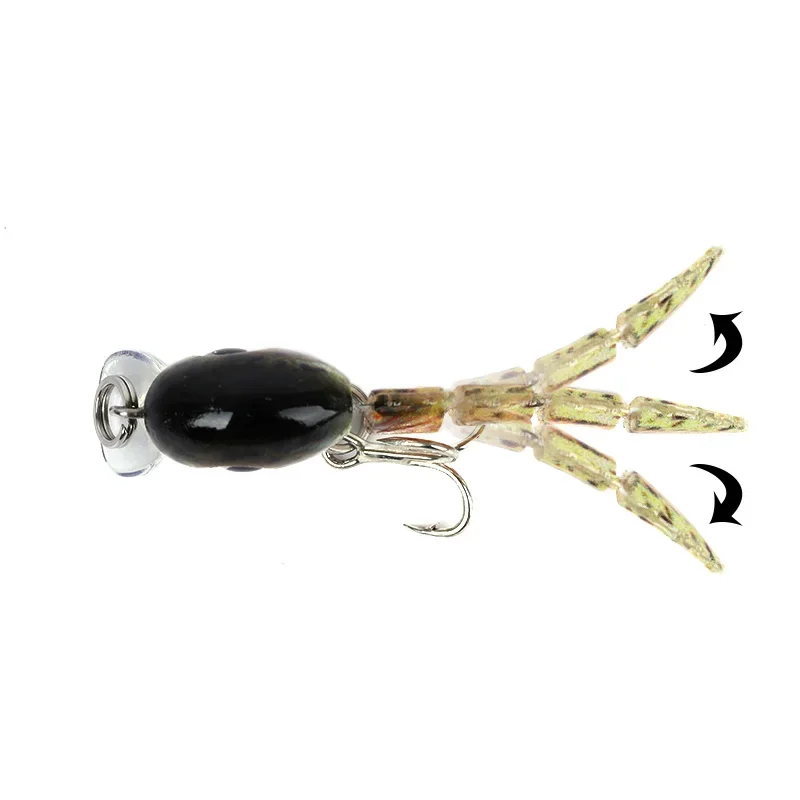 OUTKIT Wobblers-señuelo de pesca multisección, pececillo, 5cm, 4g, cebo articulado, Swimbait, cebo duro Artificial, Crankbait, aparejos de lubina - imagen 5