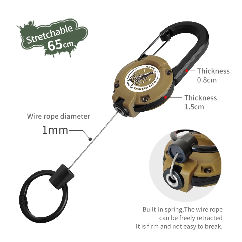 Kit Protector de cebo de plantilla de calamar, anzuelos de pulpo, cubierta de pez sepia, tapa de señuelo de paraguas con hebilla retráctil, carabina, Webfoot, nuevo - imagen 4