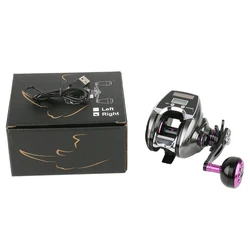 Carrete Baitcasting DEUKIO 2024 LED con contador de línea – 6+1 rodamientos