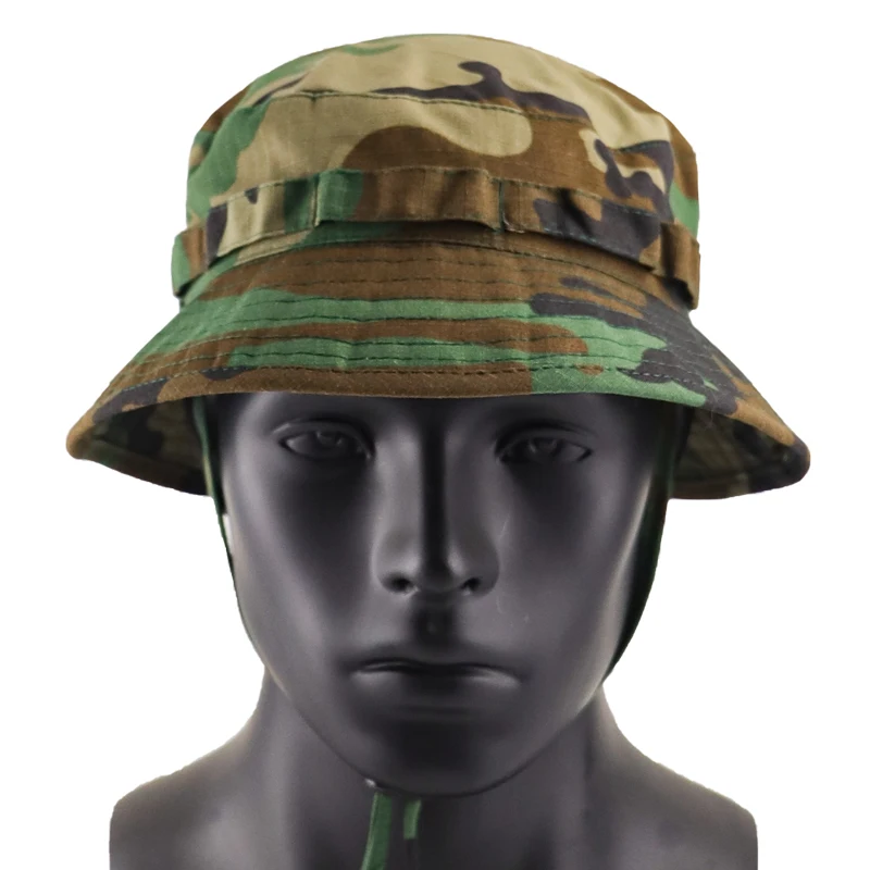 Sombreros BOONIE de camuflaje militar, sombrero grueso de ala ancha táctico del ejército, caza, senderismo, escalada, Camping, sombrero MULTICAM A5F057 - imagen 5