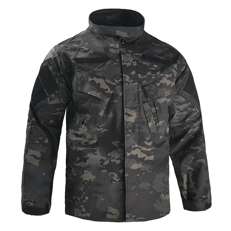 Chaqueta camuflaje táctica rompevientos para caza y combate