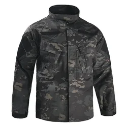 Chaqueta camuflaje táctica rompevientos para caza y combate