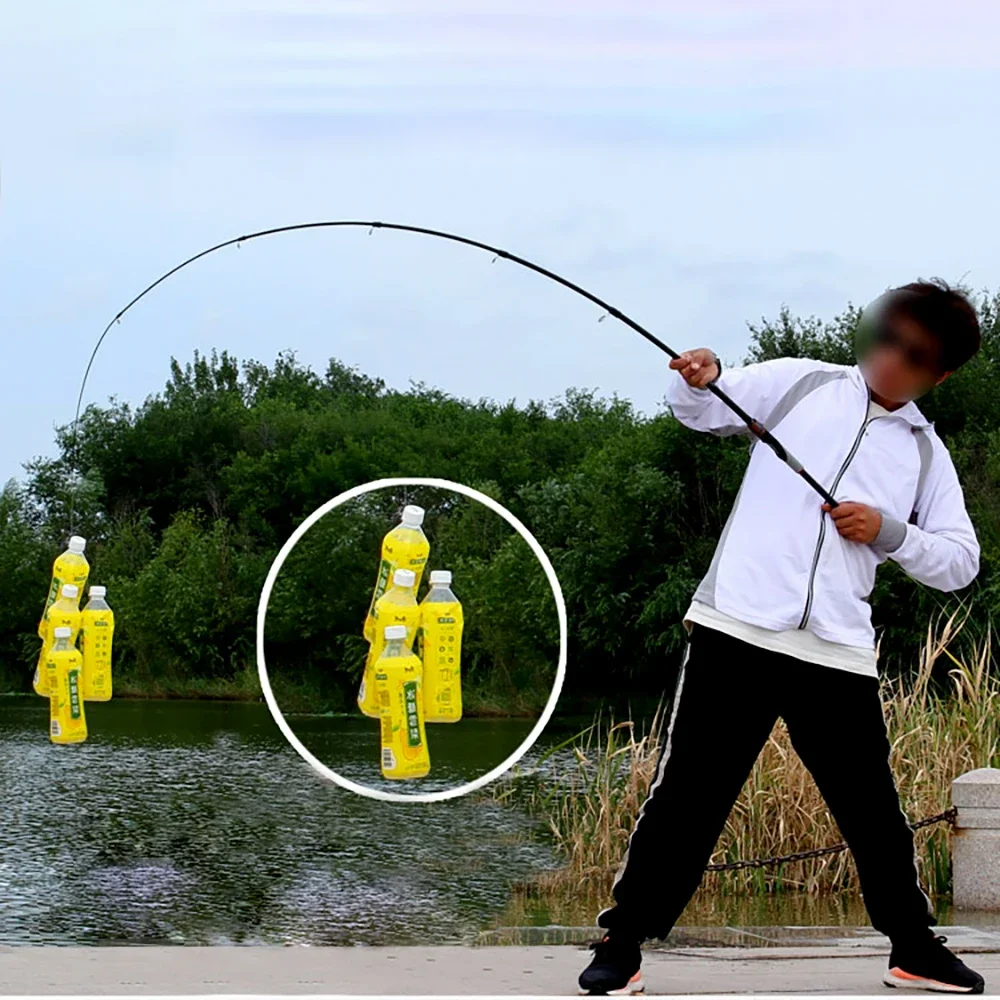 Caña de pescar telescópica de fibra de carbono GHOTDA, cañas giratorias ultraligeras de 1,8 m-3,0 m, señuelo de bolsillo portátil para viaje, caña de pescar Jigging - imagen 4