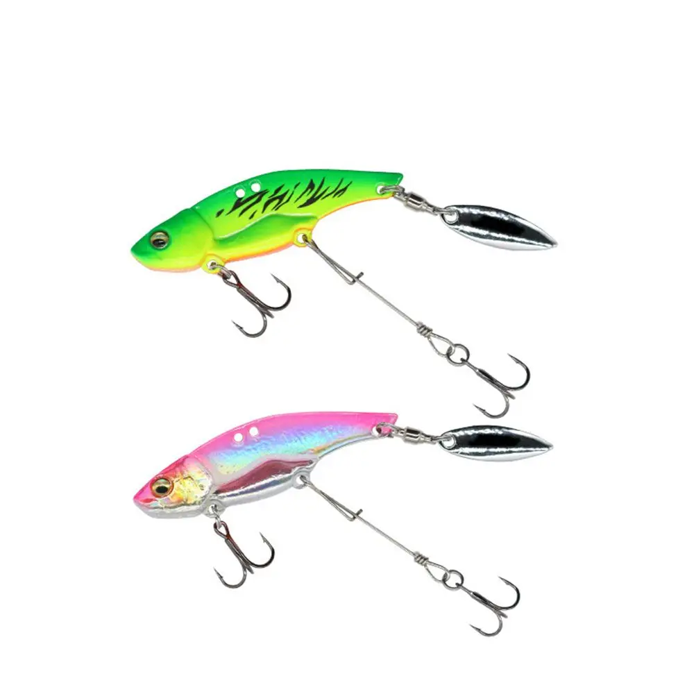 Cebo de Metal VIB de 55mm /15g, señuelo de pesca de Ultra largo alcance, que se hunde Spinner, cuchara giratoria, Pin, gancho Crankbait, aparejos de pesca - imagen 2