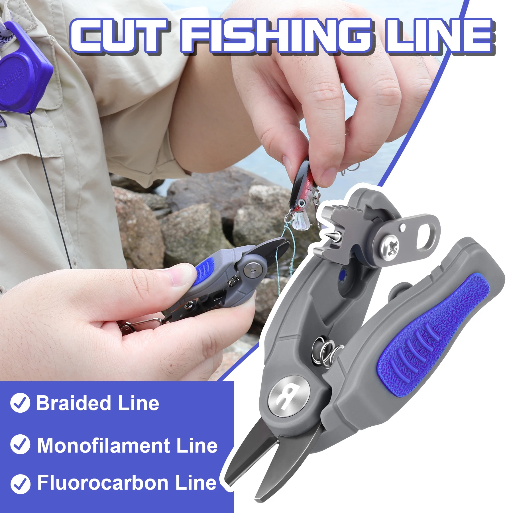 Booms Fishing Cortador hilo + accesorios pesca con mosca - imagen 4