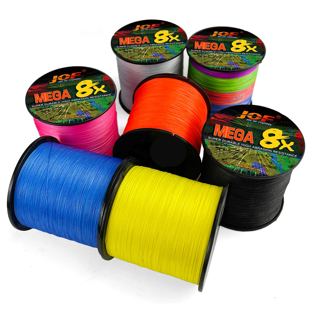Línea de Pesca trenzada X8, 1000M, 500M, 8 hebras, multifilamento, señuelo de PE, línea de Pesca con mosca, 18lb ~ 78lb, Pesca de agua salada - imagen 3