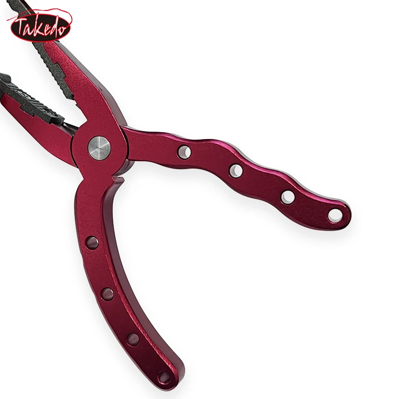 Alicates de Pesca Multifuncionales TAKEDO MY15 de 13 cm, Aleación de Aluminio, Dispositivo de Desenganche, Cortador de Línea de Pesca, Herramienta de Pesca, Todo para la Pesca - imagen 4