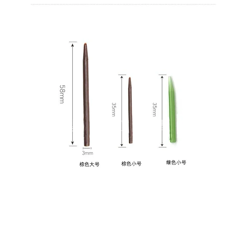 Guías de sedal antienredo 58mm – Tubo protector para línea de pesca - imagen 3