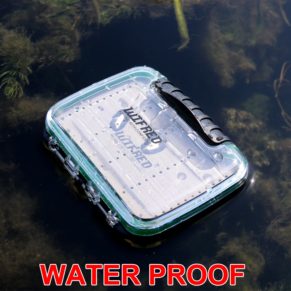 Bimoo-maleta de pesca con mosca de gran tamaño, caja para moscas EVA, bolsillo impermeable, exhibición de viaje, cajas de pesca con señuelo de agua salada, 1 ud. - imagen 5