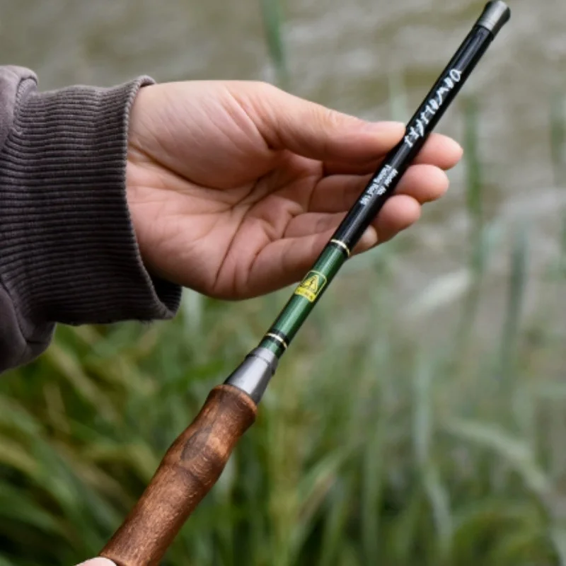 Caña de pescar con sección transversal ultracorta, caña de carbono ultraligera y ultra dura, caña de bolsillo 1,2 M1,5 M1.8 M2.1M2.4M2.7M - imagen 4