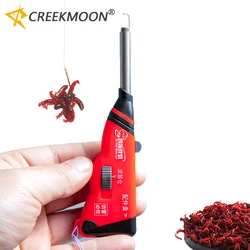 Clip Connector automático rojo de acero inoxidable para pesca