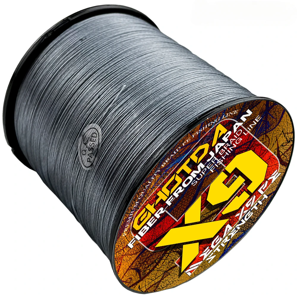 Sedal de pesca X9 multifilamento, 9 hebras, 100M, 300M, 500M, 1000M, agua salada, superfuerte, duradero, suave - imagen 5