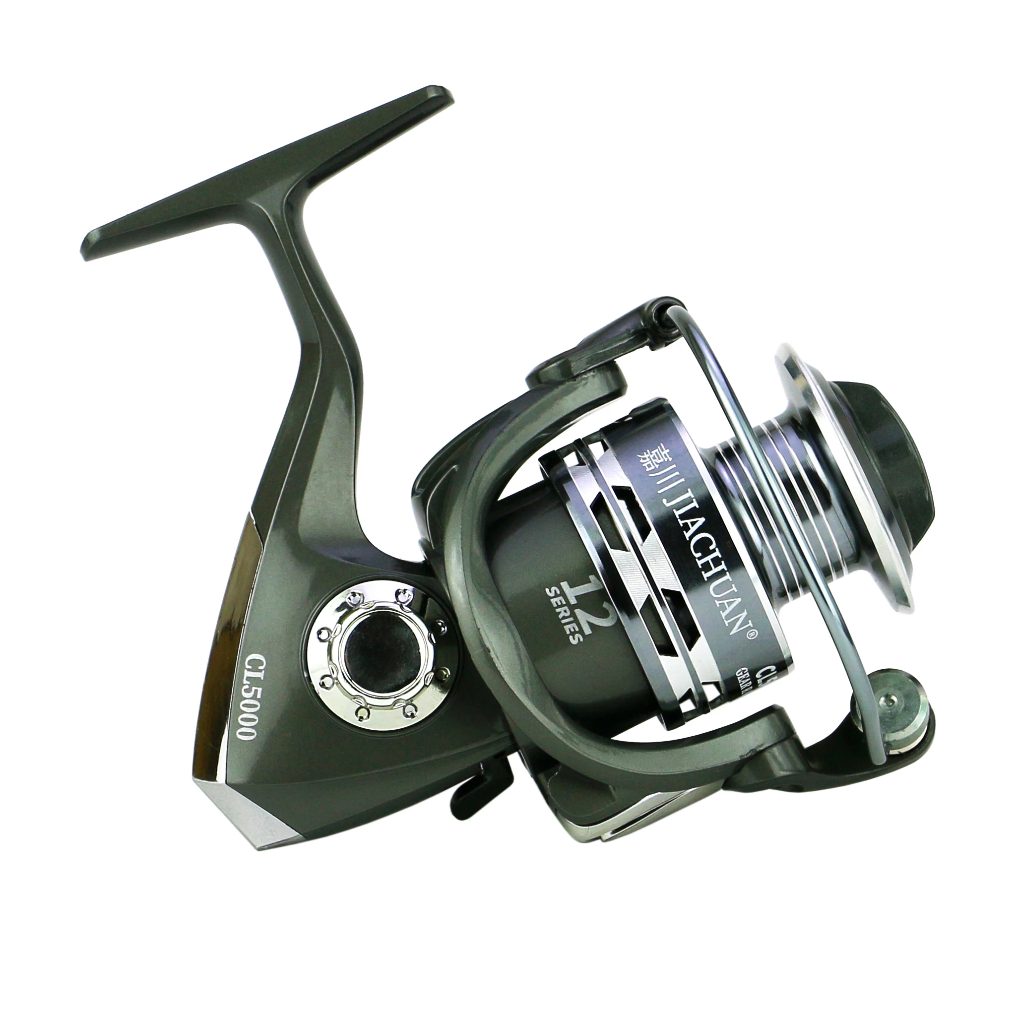 Carrete de copa de línea de Metal 12BB, rodamiento de bolas 5,5: 1, relación de engranaje, carrete de pesca giratorio, mano izquierda/derecha, rueda de Baitcasting - imagen 4